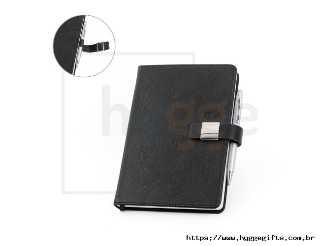 MUSSET A5. Agenda A5 em PU (58% reciclado)