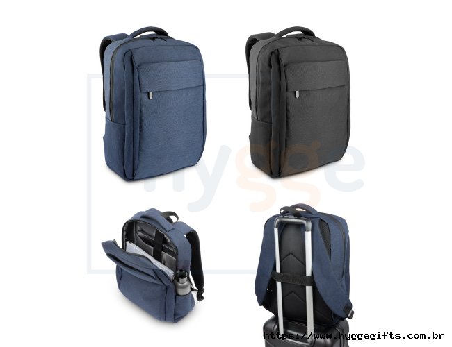 COVENTRY. Mochila, totalmente almofadada, para notebook 15,6" em poliéster reciclado 300D de alta densidade 18 L