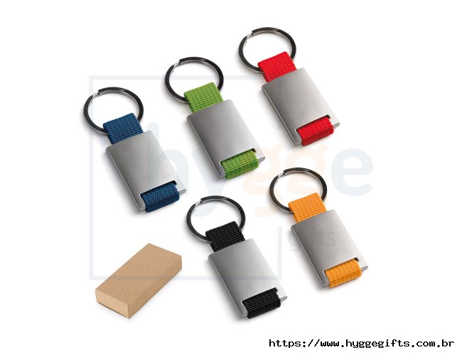 GRIPITCH. Chaveiros em metal e em webbing