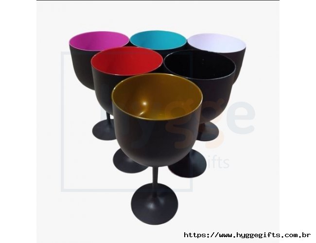 Taça Gin Preto Fosco