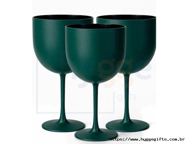 Taça Gin Verde Fosco