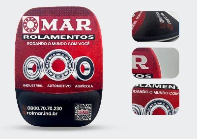 Mouse Pad com Apoio Ergon�mico