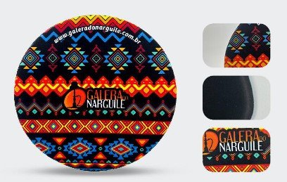 Mouse Pad Sem Apoio Redondo
