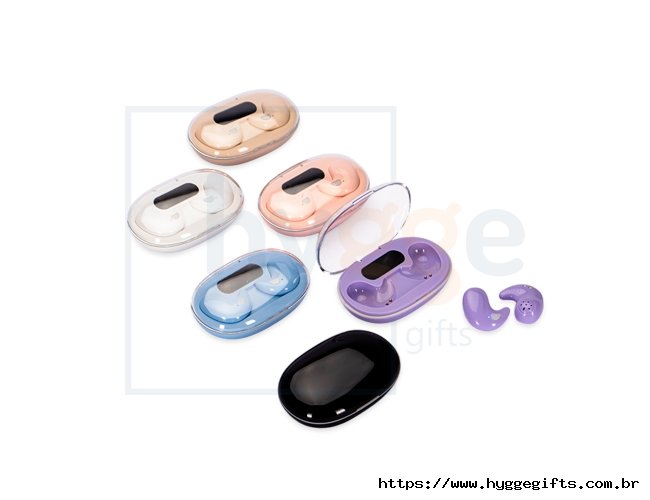 Fone de Ouvido Bluetooth com Case Carregador