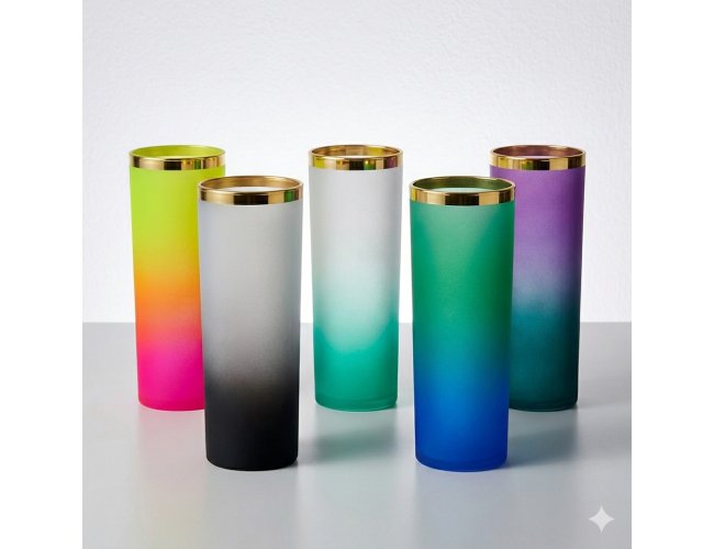 Long Drink Light Degrad� Borda Metalizada