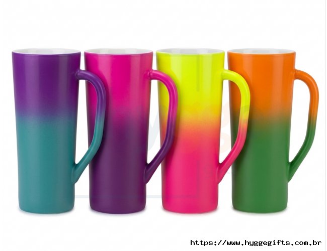 Caneca Slim Degrad� Bicolor