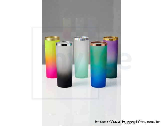 Long Drink Light Degradê Borda Metalizada