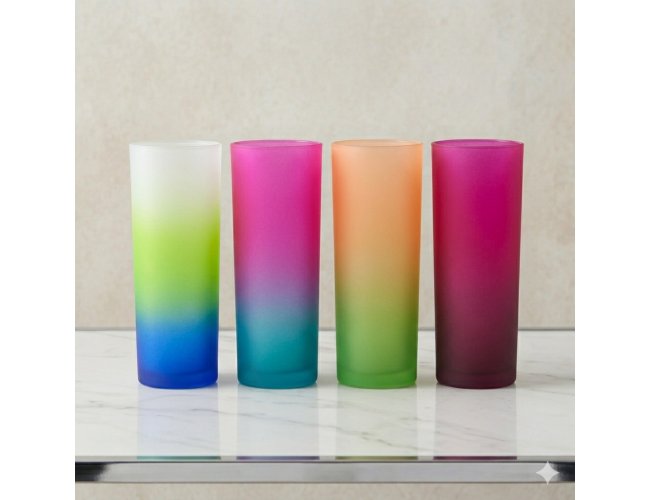 Copo Long Drink  Degrad� Bicolor