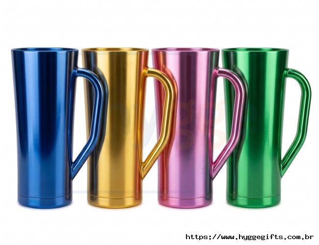 Caneca Slim Metalizada