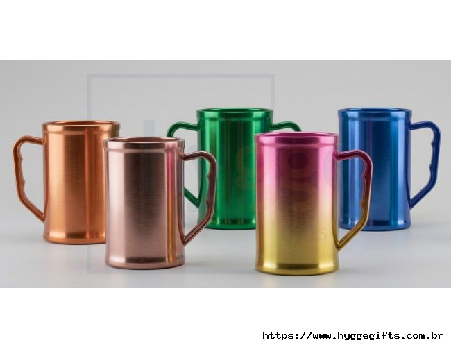 Caneca de Chopp Metalizada 500ml