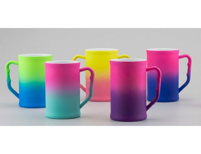Caneca de Chopp Degrad� Bicolor  500ml