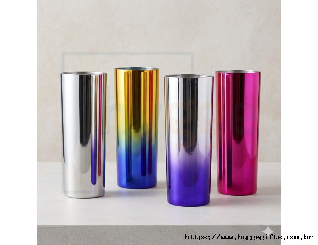Copo Long Drink Metalizado (Pintura)